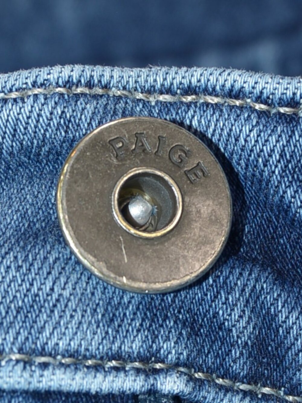 PAIGE Federal Slim Straight Jeans Men's Size 36 Louis Blue Wash - Picture 5 of 9